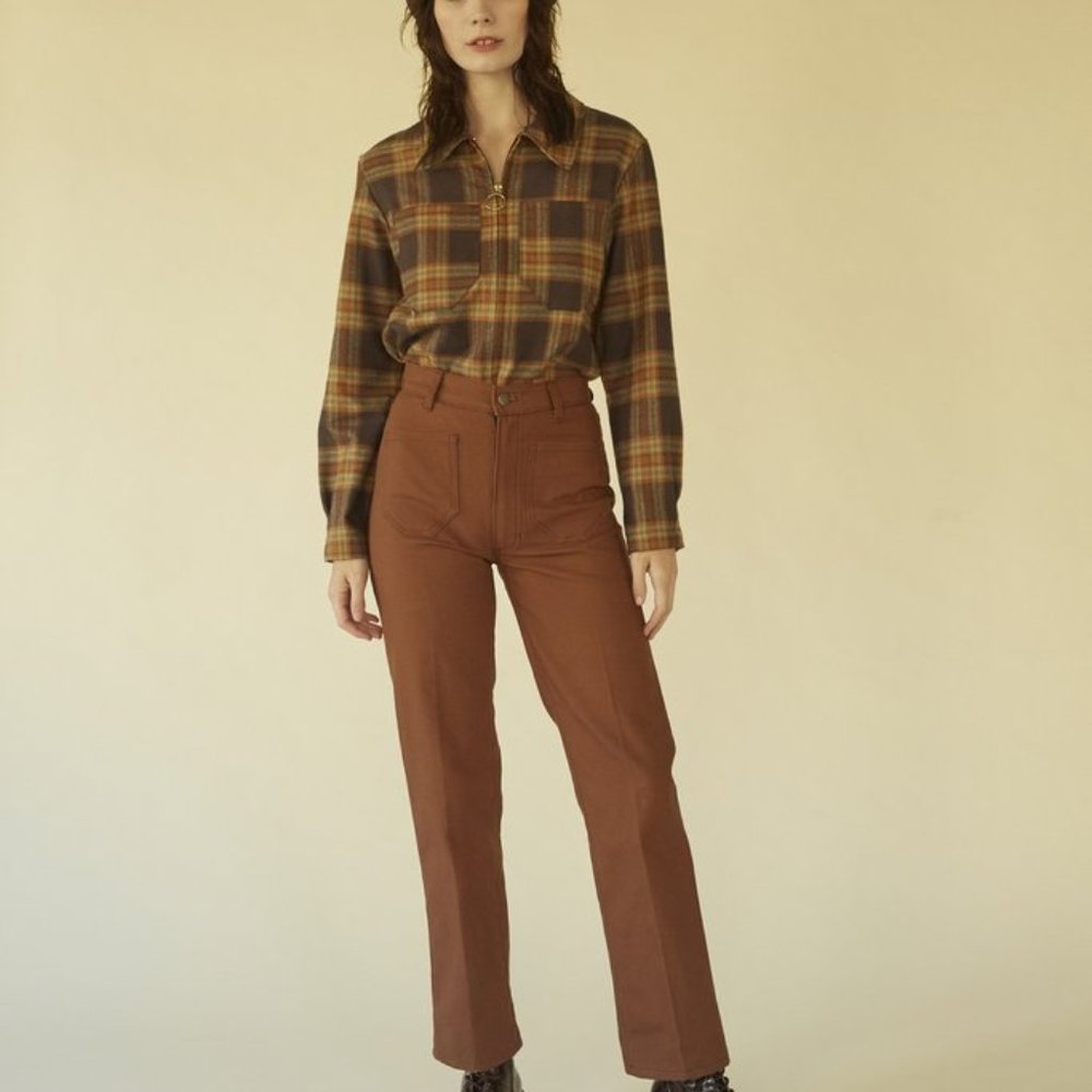 Lykke Wullf Perfected Ranch Pant Nutmeg size 4